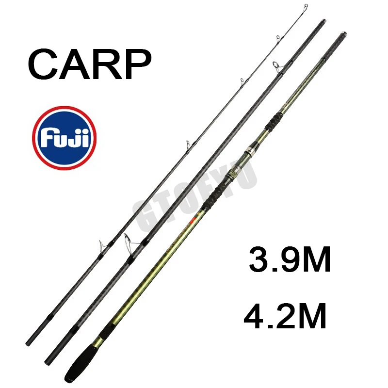 Fishing Rod Carbon Fiber - 4.2/3.9m Carp Fishing Rod 50lb 3Sections