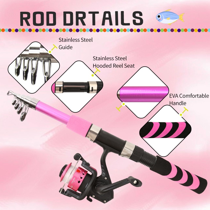 Kids Adult Beginner Fishing Ro - Fishing Rod Building Kit recension och pris