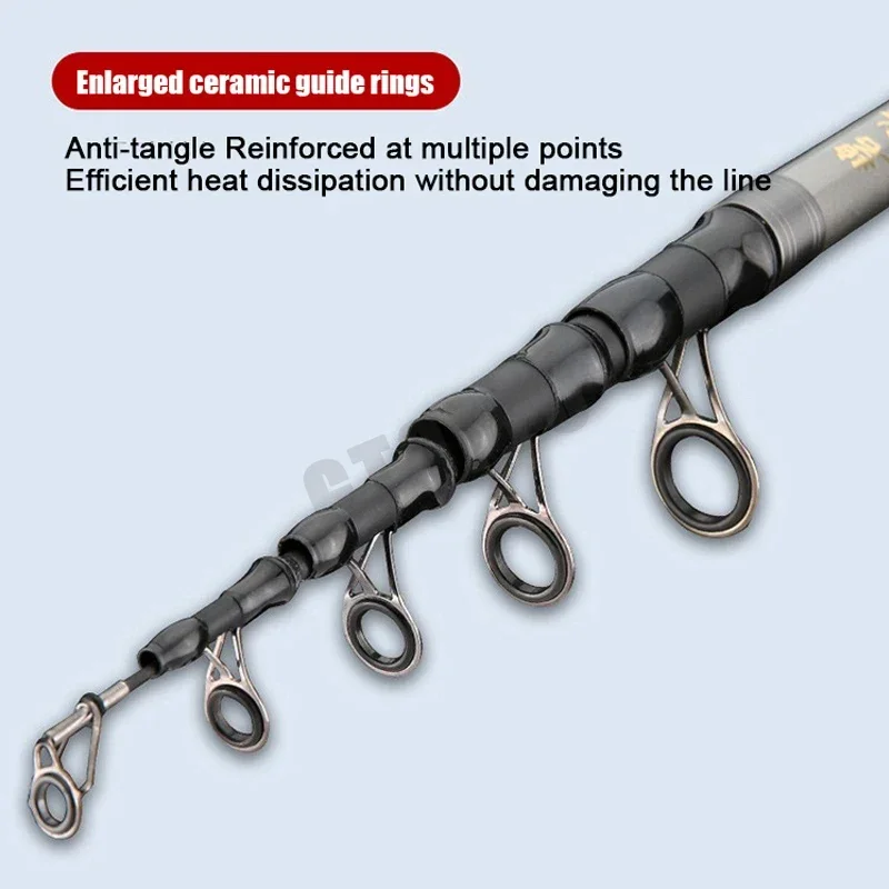 1.8M-3.6M Superhard Telescopic - Fishing Rod Surf recension och pris