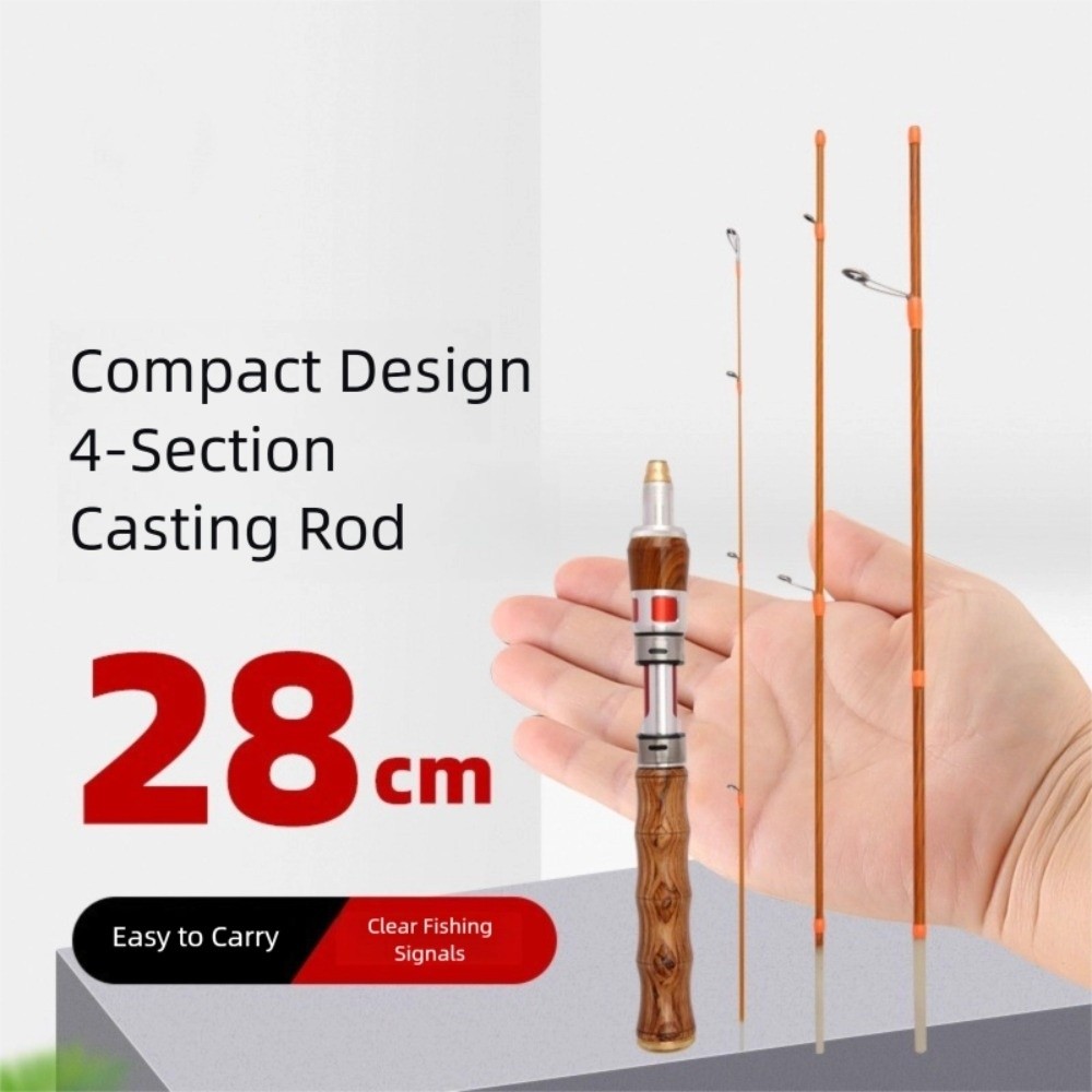 4 Sections Spinning Fishing Ro - Fishing Rod Ice recension och pris