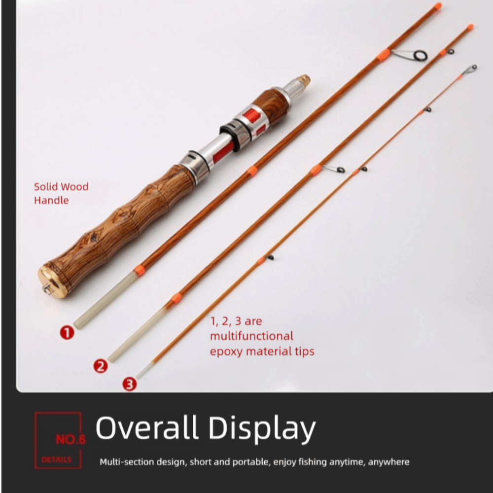 4 Sections Spinning Fishing Ro - Fishing Rod Ice recension och pris